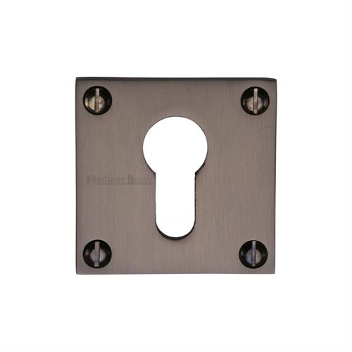 Euro Profile Cylinder Escutcheon Square - BAU1558