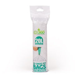 Eco360 Bin Liners 20L Pack 20