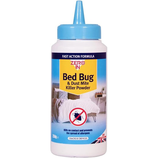 Zero In Bed Bug & Dust Mite Killer Powder - 250 g - ZER982