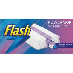 Flash Powermop Refill Pads Pack 8