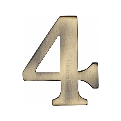 FRONT DOOR NUMBERS SELF ADHESIVE 51MM -C1568