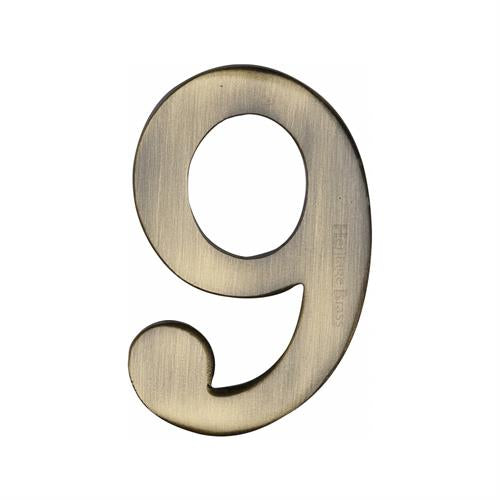 FRONT DOOR NUMBERS SELF ADHESIVE 51MM -C1568