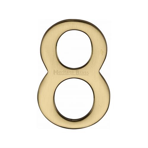 FRONT DOOR NUMBERS SELF ADHESIVE 51MM -C1568