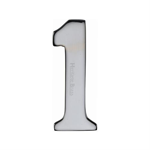 FRONT DOOR NUMBERS SELF ADHESIVE 51MM -C1568