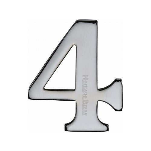 FRONT DOOR NUMBERS SELF ADHESIVE 51MM -C1568
