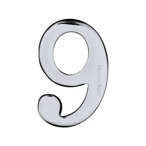 FRONT DOOR NUMBERS SELF ADHESIVE 51MM -C1568
