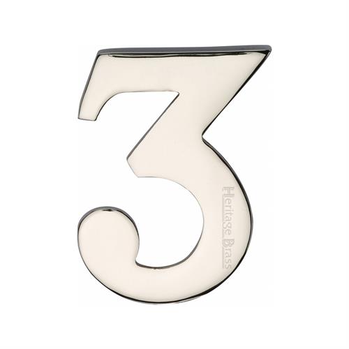 FRONT DOOR NUMBERS SELF ADHESIVE 51MM -C1568