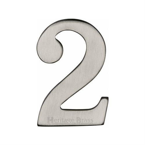 FRONT DOOR NUMBERS SELF ADHESIVE 51MM -C1568