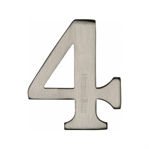 FRONT DOOR NUMBERS SELF ADHESIVE 51MM -C1568