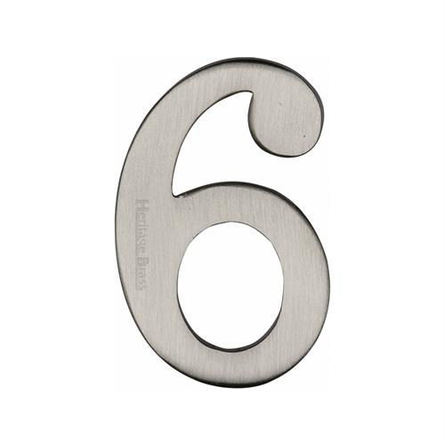 FRONT DOOR NUMBERS SELF ADHESIVE 51MM -C1568