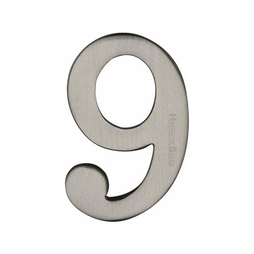 FRONT DOOR NUMBERS SELF ADHESIVE 51MM -C1568
