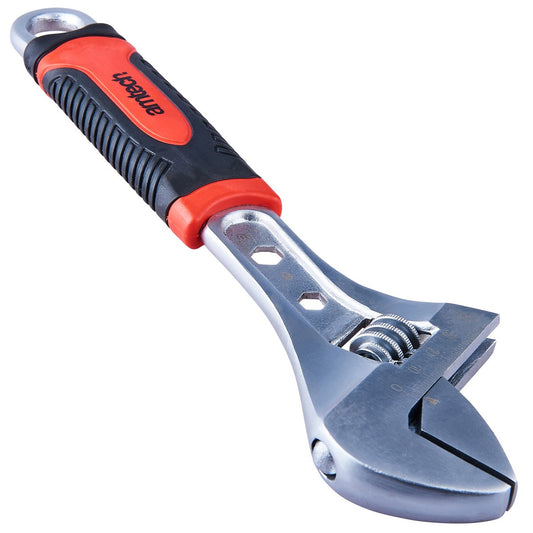 12” adjustable wrench injected grip