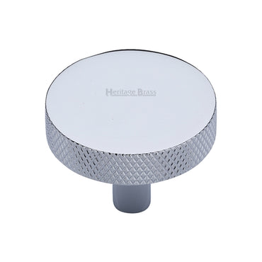 Knurled Disc Cabinet Knob