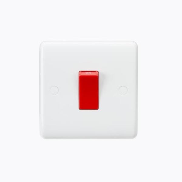 45A DP Switch (1G size) - Red Rocker