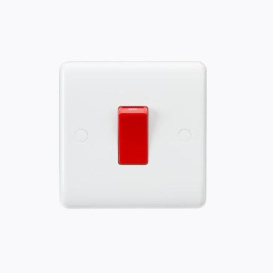 45A DP Switch (1G size) - Red Rocker