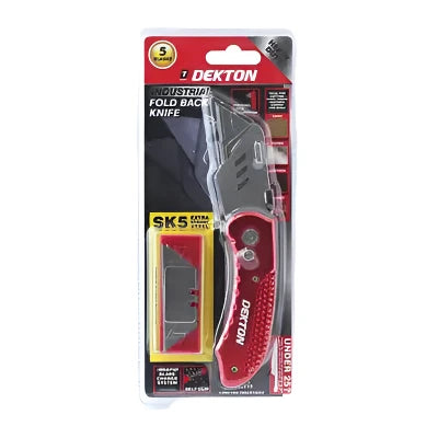 Dekton DT60119 Industrial Fold Back Knife With SK5 BL