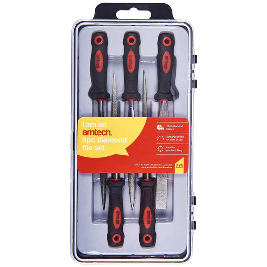 5pc diamond file set in case