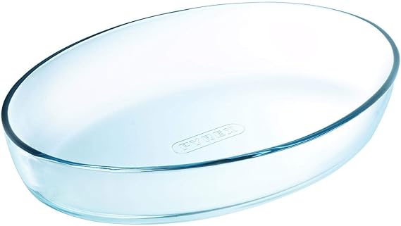 Pyrex - Essentials Oval Clear Glass Oven Dish 21 x 13 cm