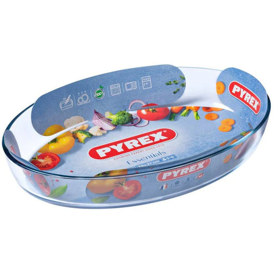 Pyrex Essentials Oval Roaster 39 x 27 cm
