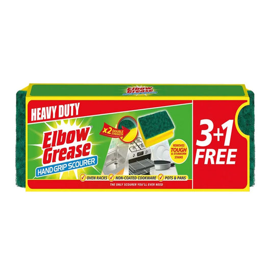 Elbow Grease Hand Grip Kitchen Scourer 3 +1 Free EG82