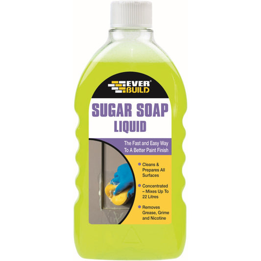 Everbuild Sugar Soap Liquid 500ml
