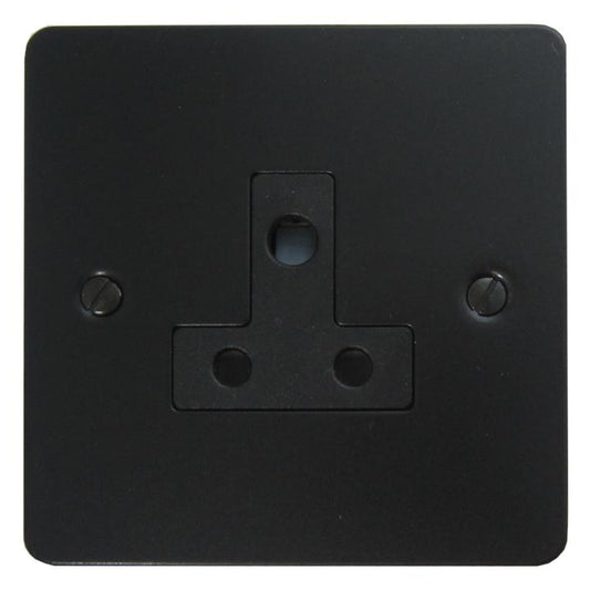 Flat Black 5 Amp 3 Pin Socket - G+H FFB59B