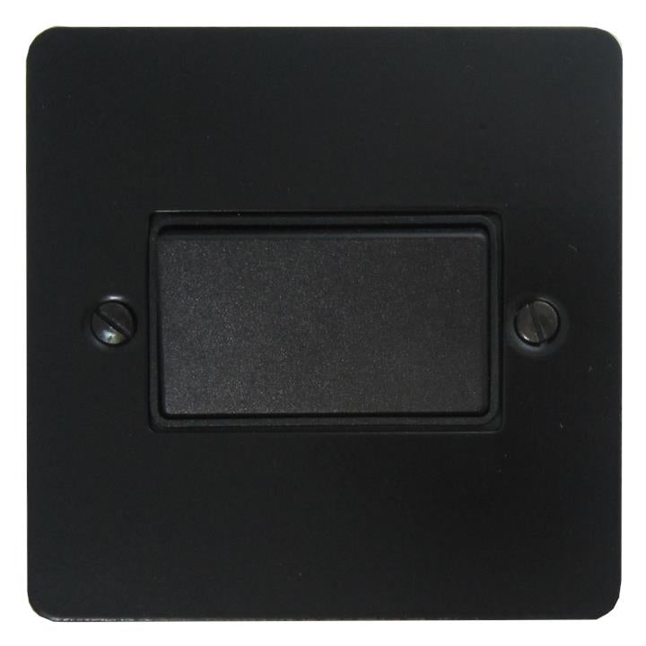 Flat Black Fan Isolator Switch (Black Switch) - G+H FFB69B