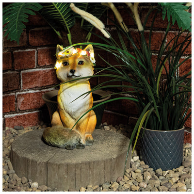 St Helens Home and Garden Solar Fox Ornament