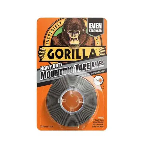 Gorilla Mounting Tape 1.5m Black