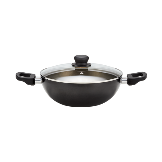 GLAXA NON STICK WOK WITH LEAD 26CM