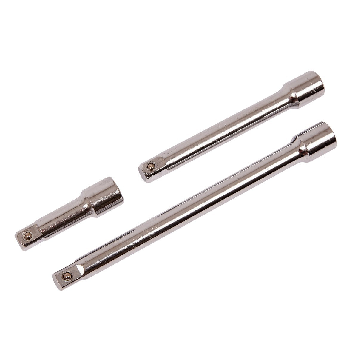 3pc 1/2”drive 75, 150, 225mm extension bar set