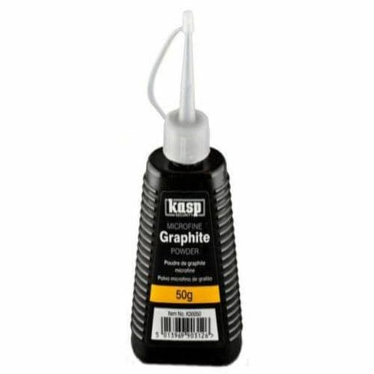 kasp Graphite Microfine Dry Lock Lubricant Powder 50G Cylinders -Padlock