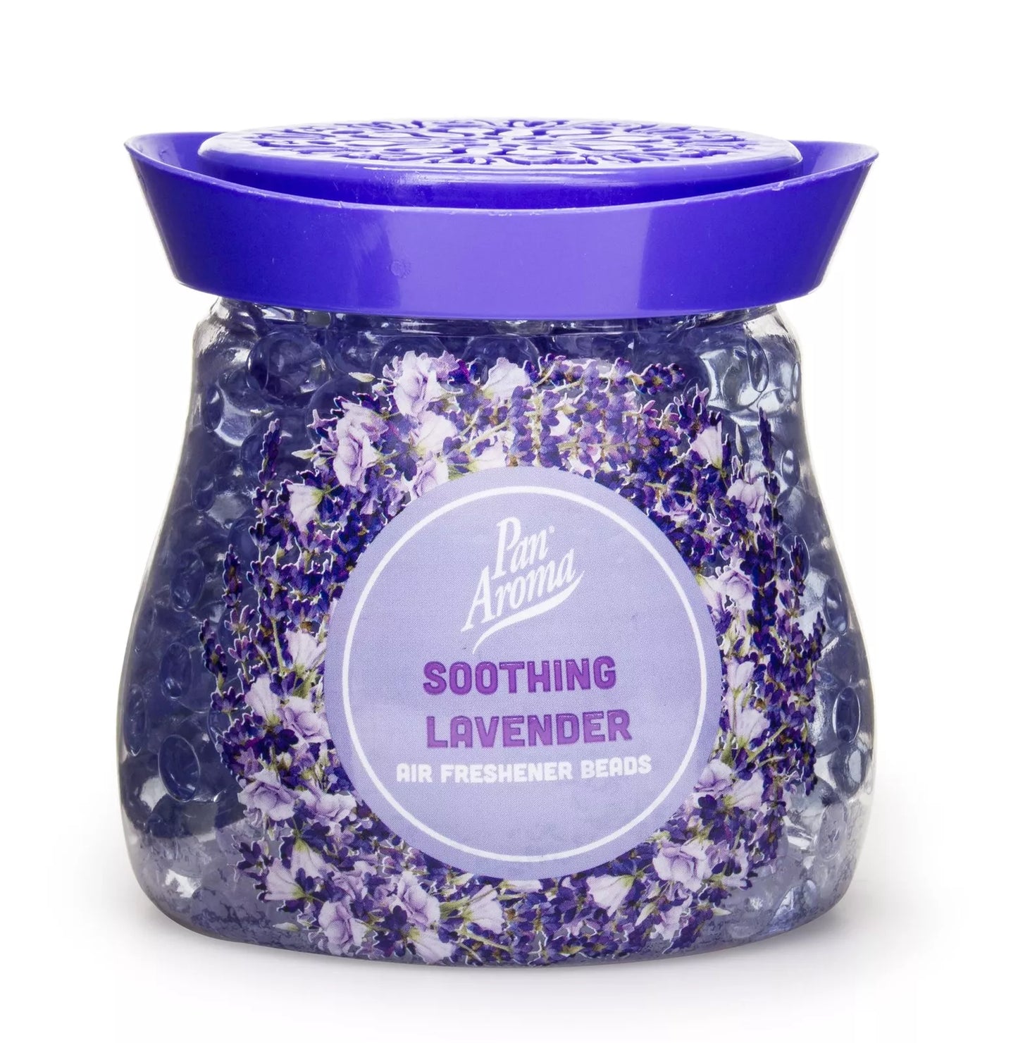 Pan Aroma Air Freshner Beads 280g Soothing Lavender Home Car Fragrance Bathroom