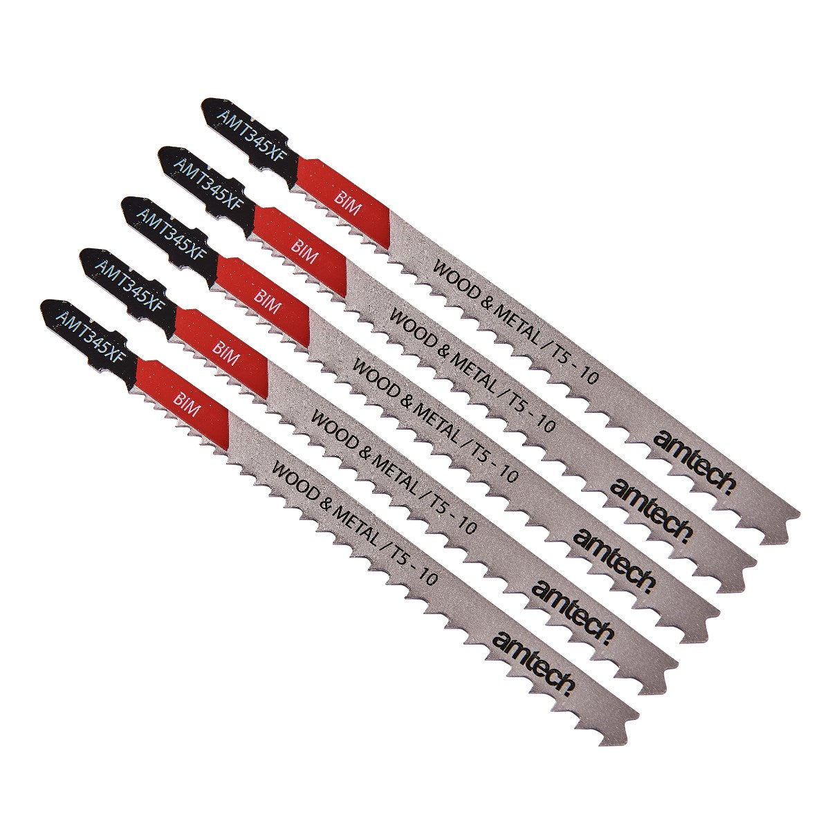 5pc wood & metal jigsaw blade set (amt345xf)