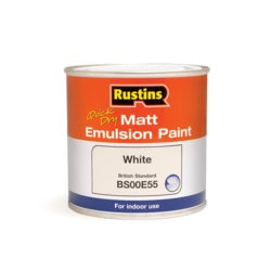Rustins Matt Emulsion 250ml White