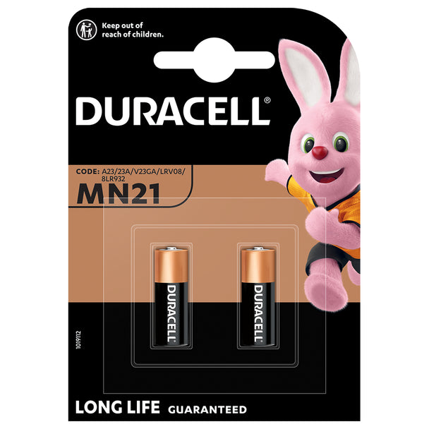 Duracell MN21 Batteries 8LR932 Long Lasting 12V Alkaline Pack of 2