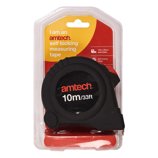 10m x 25mm self locking measuring tape