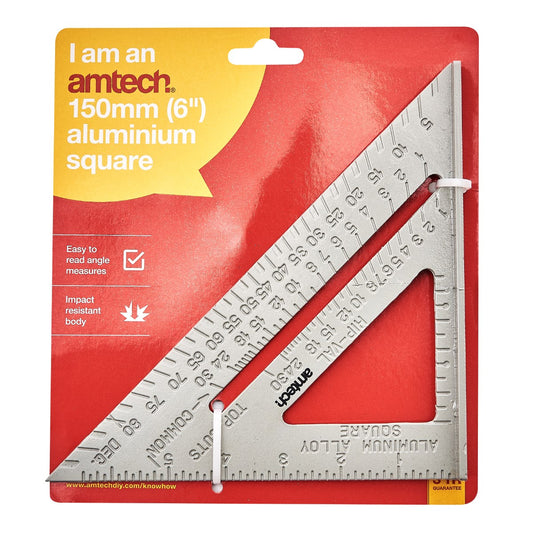 6″ aluminium roofers square
