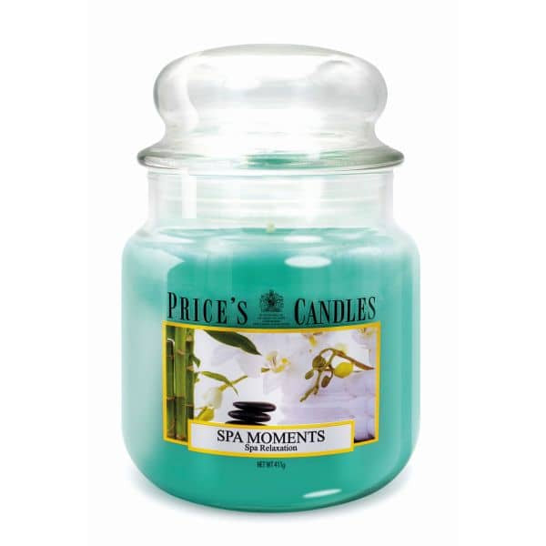 Prices Medium Jar Spa Moments Candle
