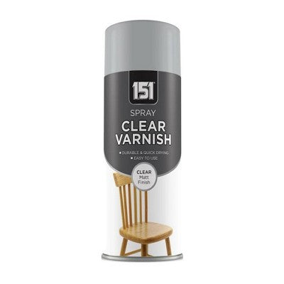 151 Clear Matt Spray Varnish Paint 250ml TAR037