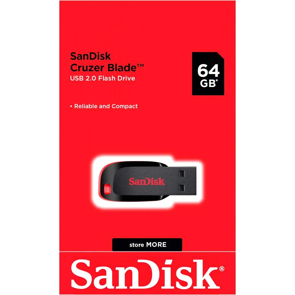 Sandisk Cruzer Blade 64GB USB 2.0 pendrive