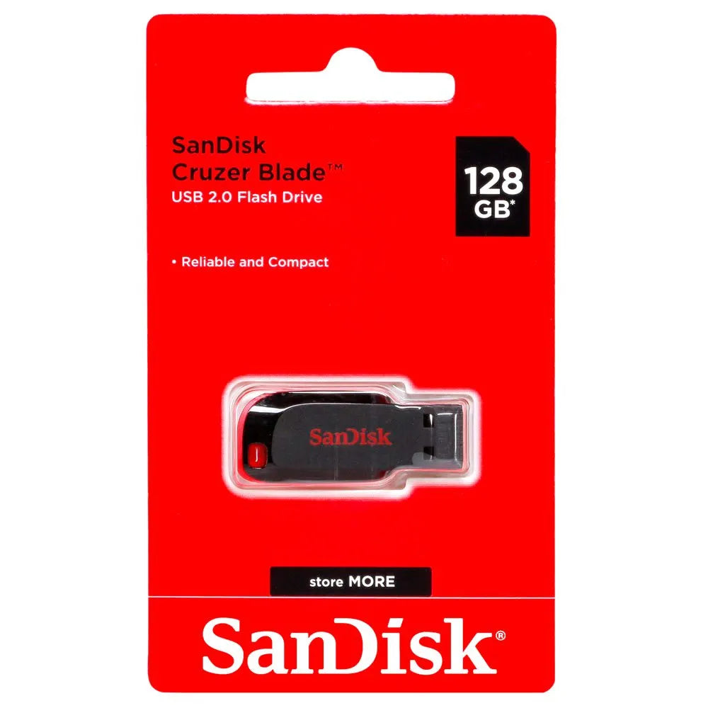 Sandisk Cruzer Blade 128GB USB 2.0 pendrive