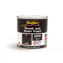 Rustins Quick Dry Small Job Satin 250ml Black