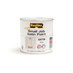 Rustins Quick Dry Small Job Satin 250ml White