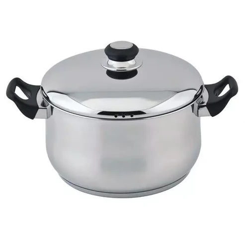 Steelex ST9711 Heavy Gauge Stainless Steel Casserole 22cm Induction suitable