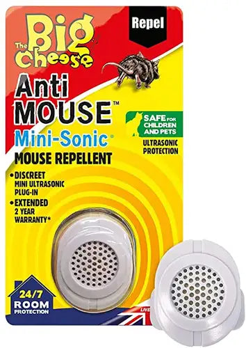 THE BIG CHEESE Anti Mouse Mini-Sonic Mouse Repellent