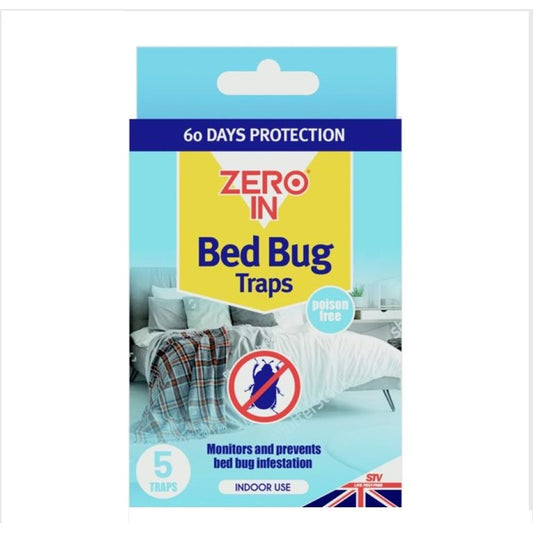Zero In Bed Bug Traps Pack of 5
