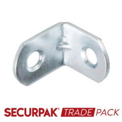 Securpak Trade Pack Angle Bracket Zinc Plated 19mm 30 Pack