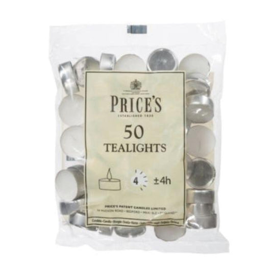 White Tealights Pack of 50