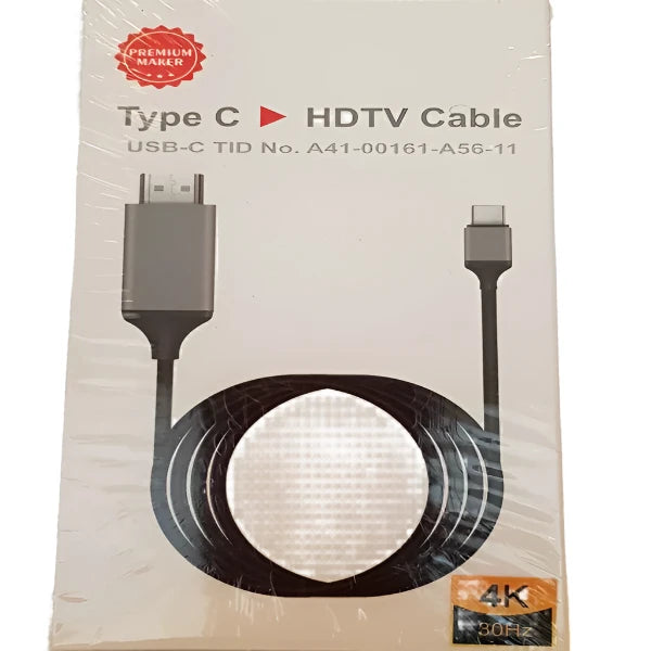 2M Type C to HDMI Cable Converter 4K HDTV USB Adapter